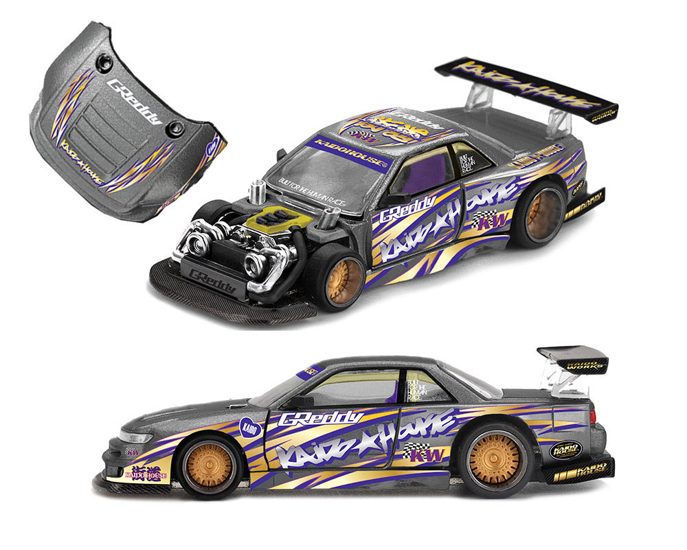Kaido House x Mini GT 1:64 Nissan Silvia S13-R Kaido Drift V1