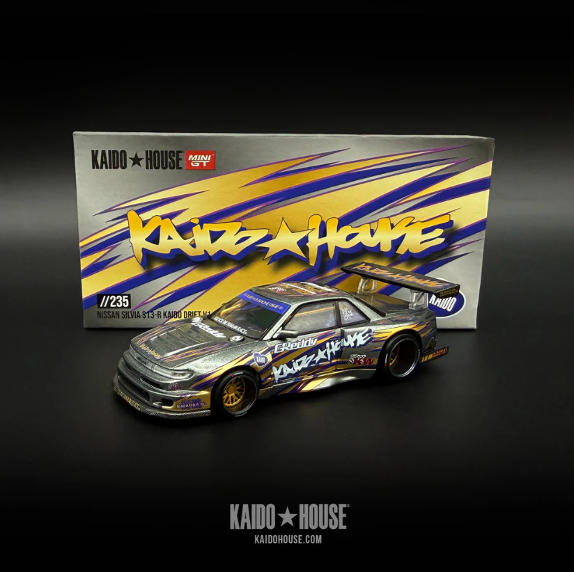 Kaido House x Mini GT 1:64 Nissan Silvia S13-R Kaido Drift V1