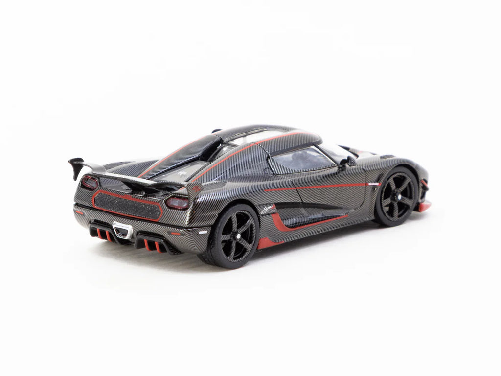Tarmac Works Global64 1:64 Koenigsegg Agera RS Black Carbon Fiber