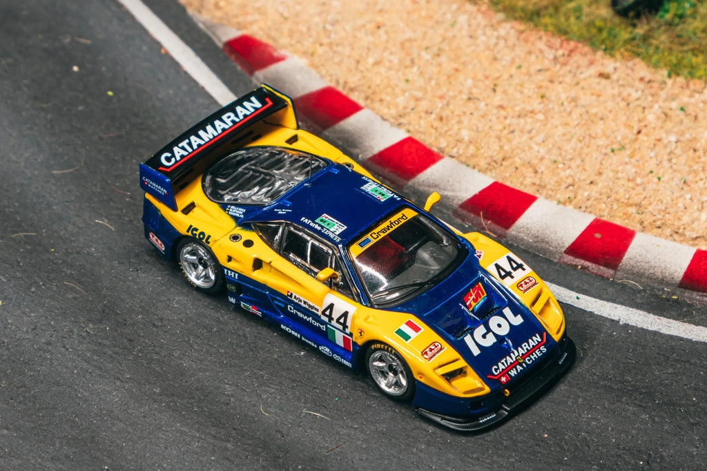 Tarmac Works Hobby64 1:64 Ferrari F40 GTE #44 1996 24h of Le Mans