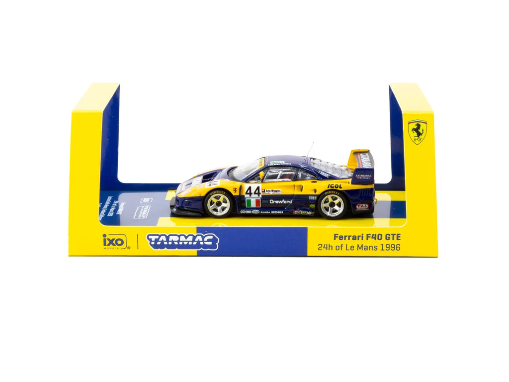 Tarmac Works Hobby64 1:64 Ferrari F40 GTE #44 1996 24h of Le Mans