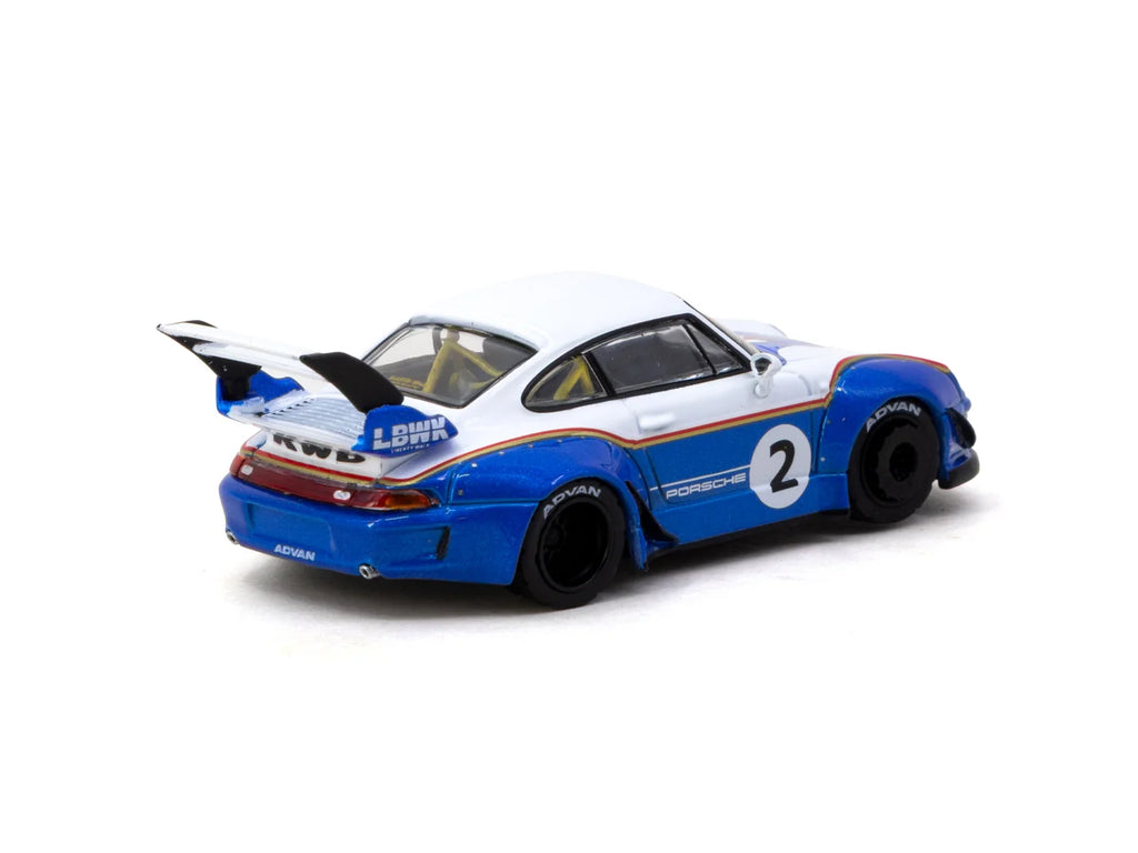 Tarmac Works Hobby64 1:64 RWB 911 993 Liberty Walk with Container
